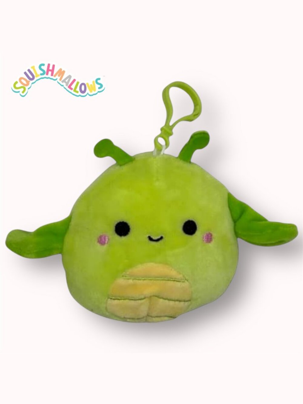 NWT Pilar the grasshopper clip Squishmallow